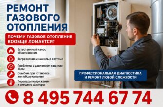 Ремонт газового отопления: без затрат