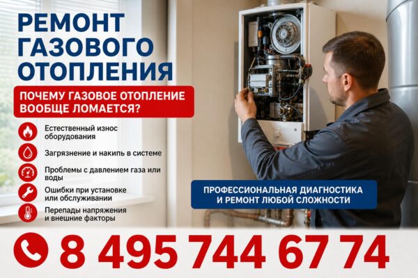 Ремонт газового отопления: без затрат