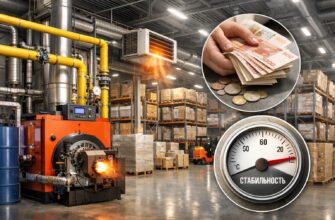 Централизованное отопление склада