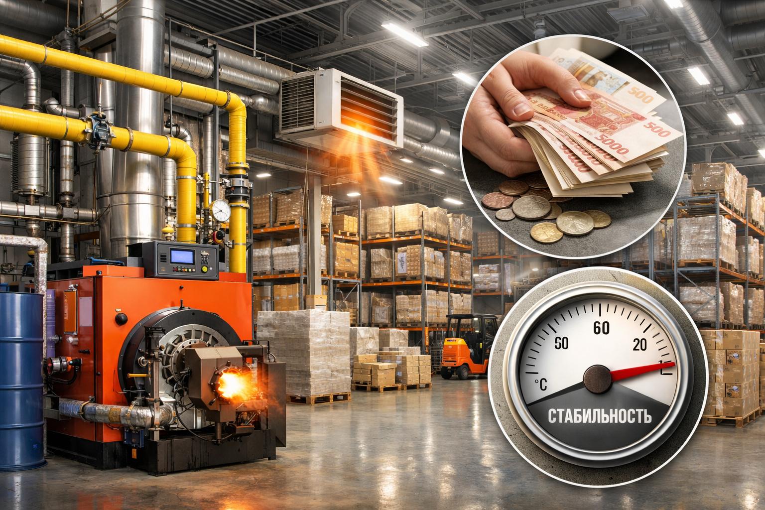 Преимущества централизованного отопления склада: экономьте с гарантией стабильности