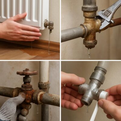 Причины протечек в системе отопления