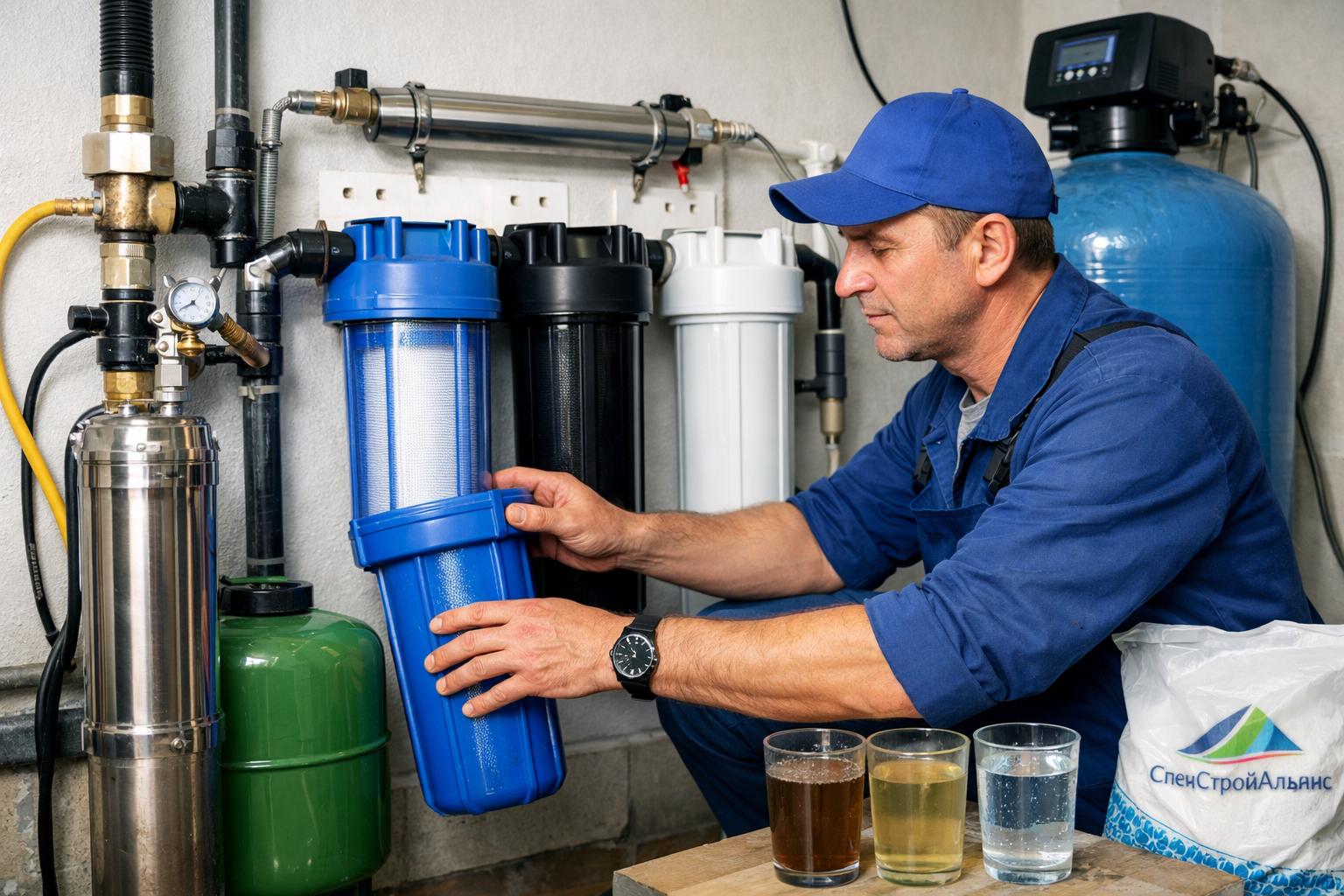 Преимущества автономного водоснабжения — установка фильтров с ООО Холдинг СпецСтройАльянс
