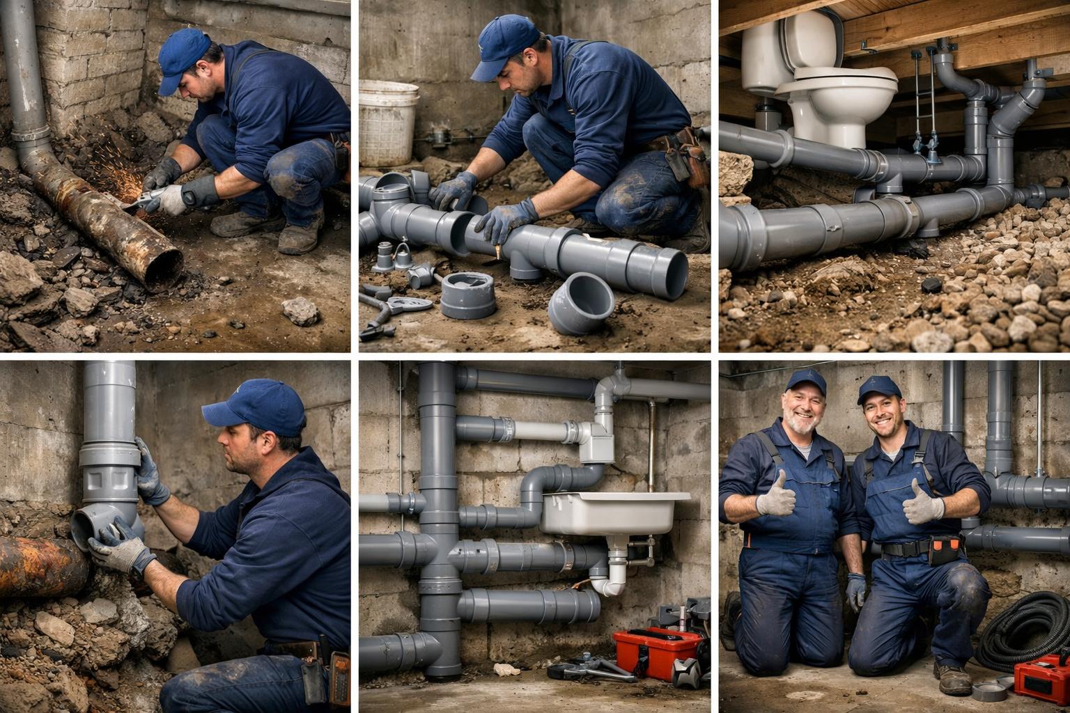 Профессиональная разводка и замена канализационных труб частного дома от ООО Холдинг СпецСтройАльянс — доверьте работу экспертам