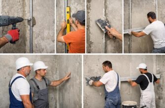 Выравнивание стен по маякам