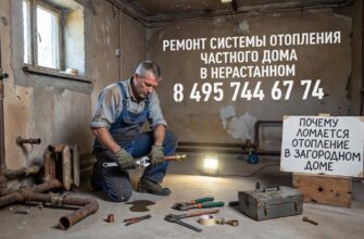 Ремонт системы отопления частного дома в Нерастанном