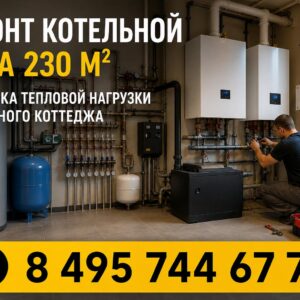 Ремонт котельной дома 230 м²