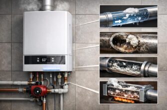 Почему в трубах журчит и булькает после включения газового котла