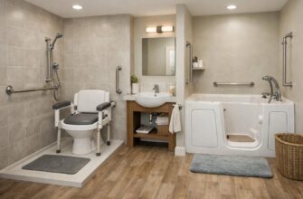 Как обустроить ванную в частном доме для людей с артритом