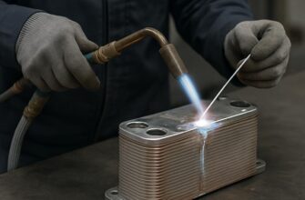 Ремонт теплообменников пайкой