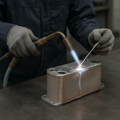 Ремонт теплообменников пайкой