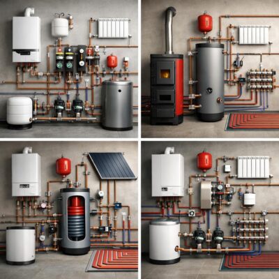 Схемы обвязки котлов отопления