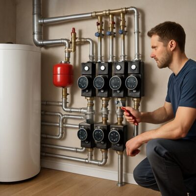 Эффективный монтаж системы отопления дома с использованием насосных модулей