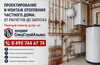 Проектирование и монтаж отопления частного дома
