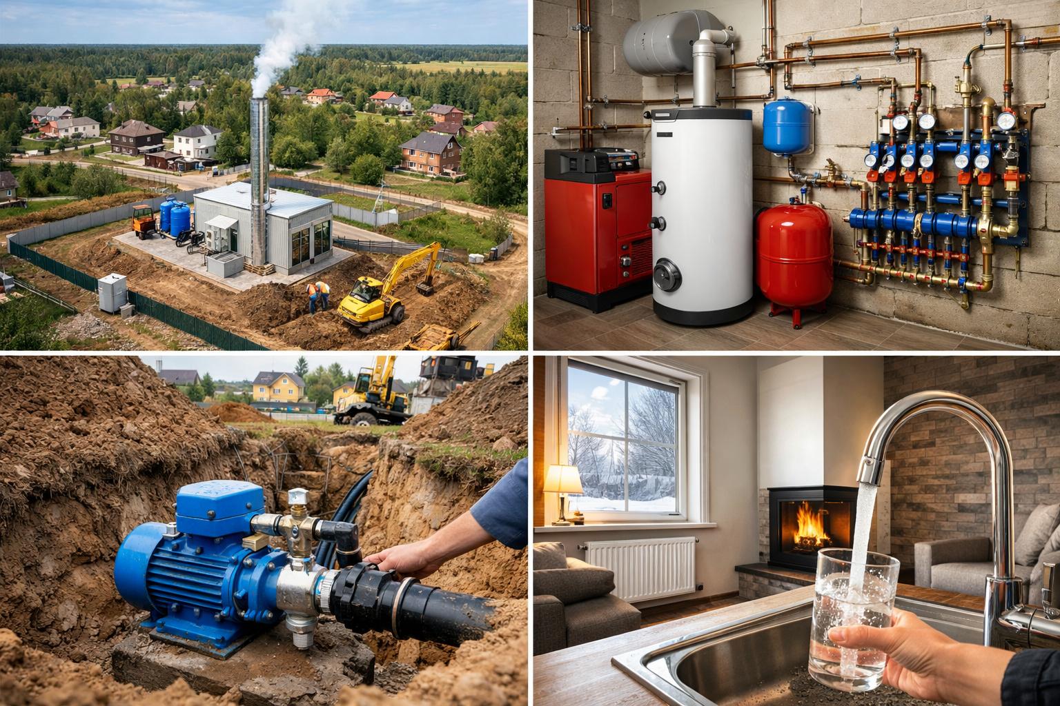 Отопление водоснабжение Солнечногорский район: Барское-Мелечкино — комплексные решения от