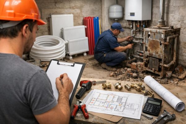 С чего начать капитальный ремонт отопления частного дома