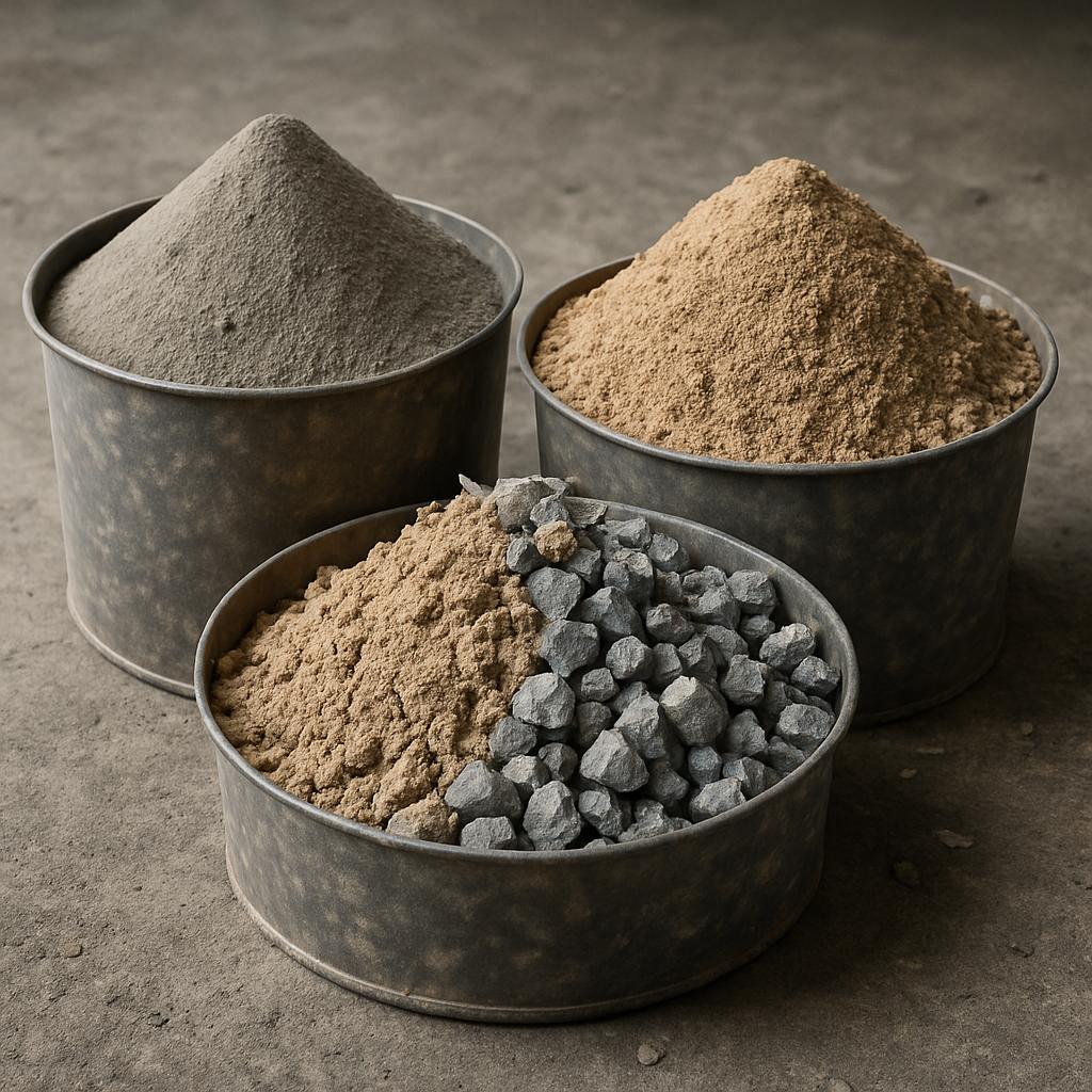 Пропорции составляющих бетона для возведения фундаментов: наши стандарты и подход