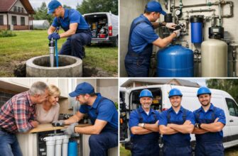 Установка водоснабжения в частном доме