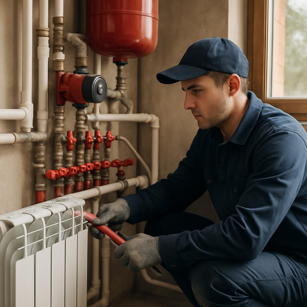 Ремонт отопления в частном доме в Городище