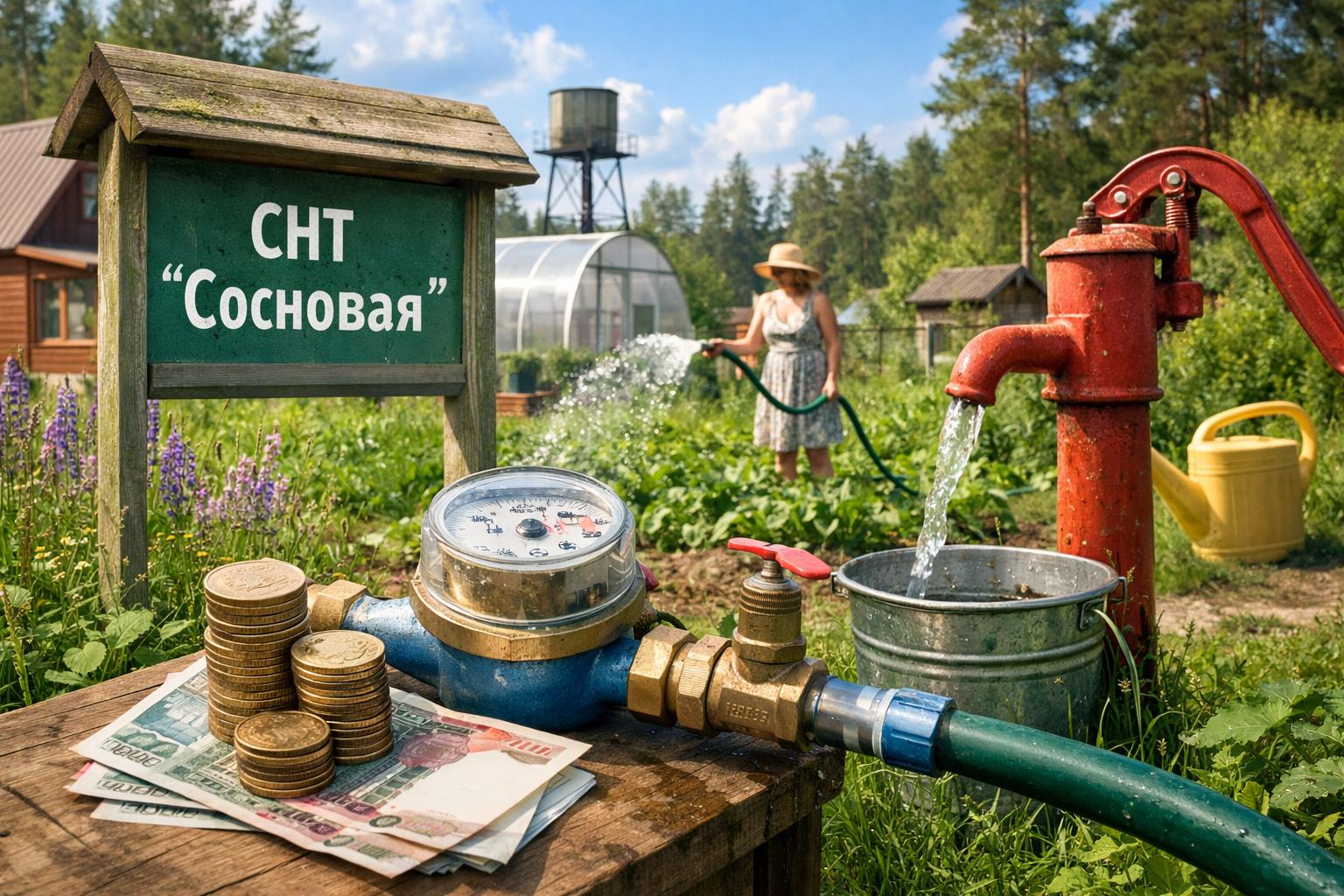 СНТ Сосновая ► Стоимость летнего водоснабжения: актуальные расценки и реальные примеры