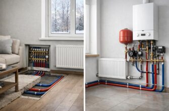 Скрытый или открытый монтаж отопления в частном доме