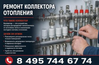 Ремонт коллектора отоплени