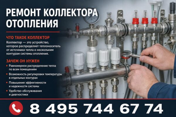 Ремонт коллектора отоплени