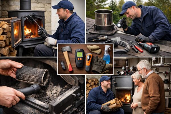 Обслуживание дровяного отопления