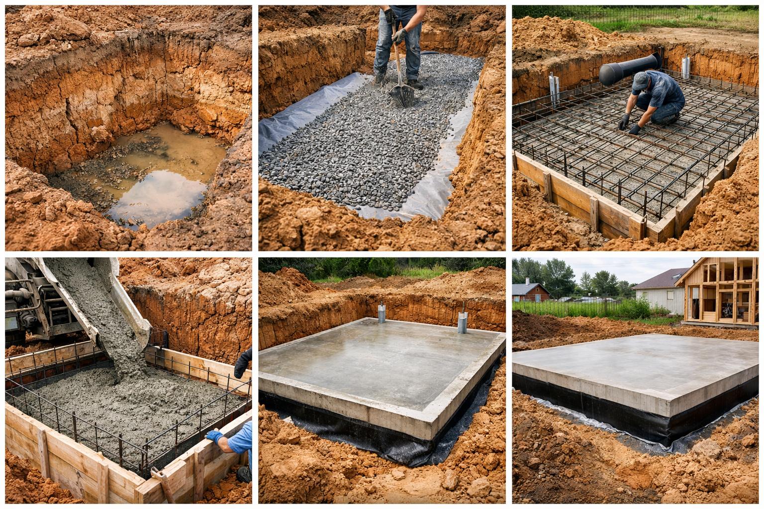 Почему глина требует особого подхода при устройстве фундамента