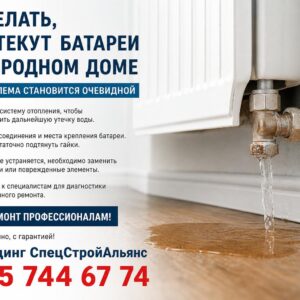 Текут батареи в загородном доме?