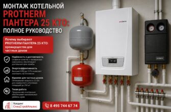 Монтаж котельной PROTHERM ПАНТЕРА 25 KTO