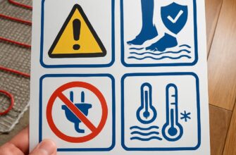 Правила использования тёплого пола