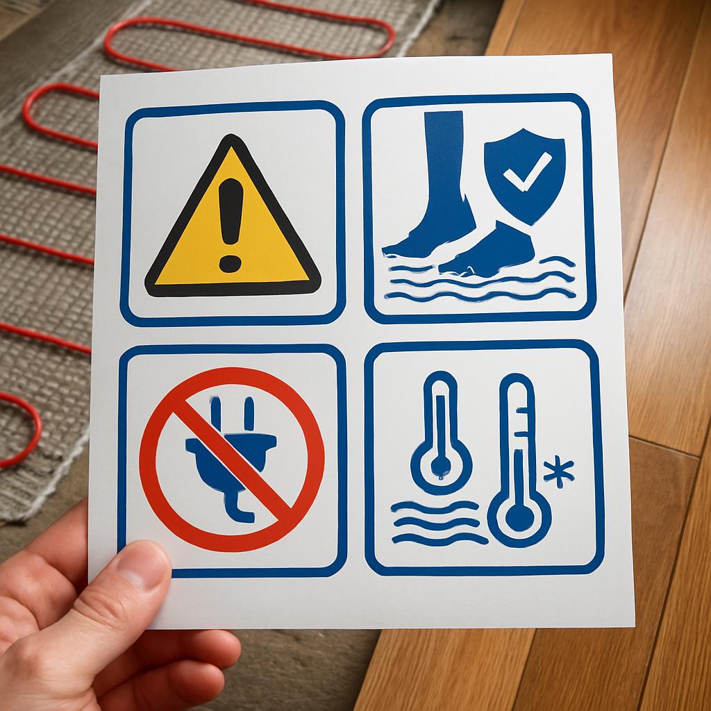 Правила использование теплого пола: основы безопасной эксплуатации