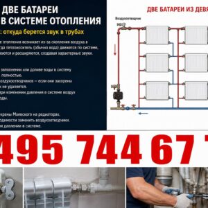 Почему булькают две батареи