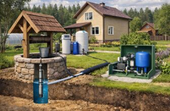 Водоснабжение от колодца в Больших Вязёмах (Одинцовский район)