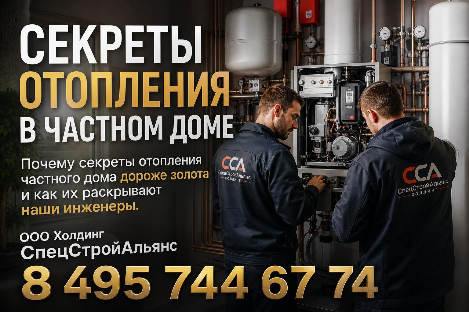 Почему секреты отопления частного дома дороже золота и как их раскрывают наши инженеры