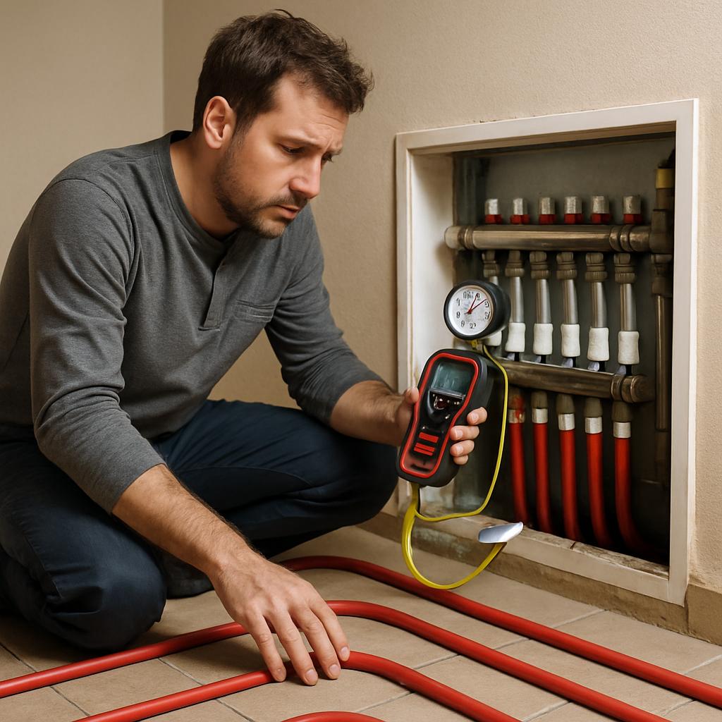 Тёплый пол не греет после зимы