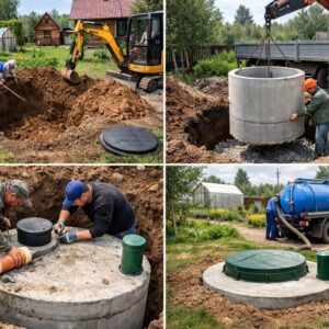 Устройство выгребной ямы на даче