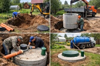 Системы канализации частного дома