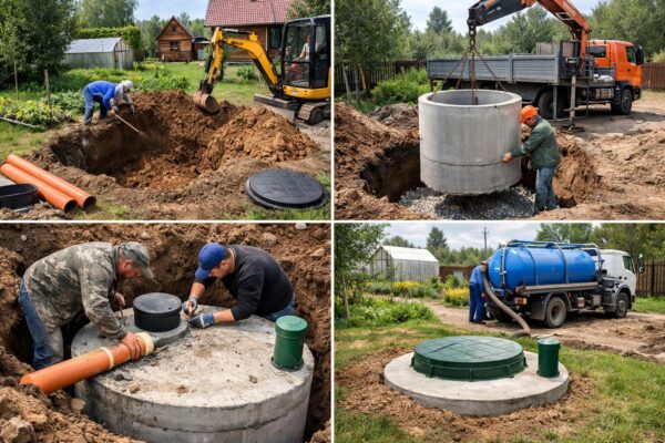 Системы канализации частного дома