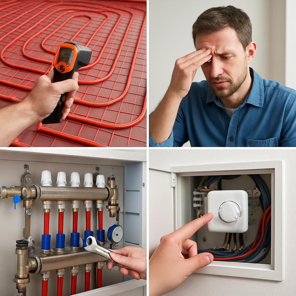 Не греет водяной тёплый пол после монтажа