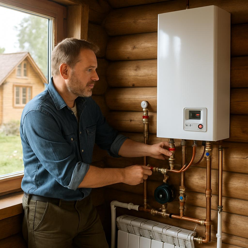 Отопление дачи электрокотлом