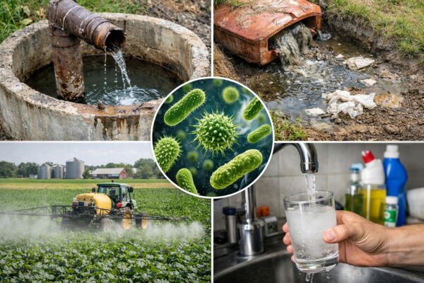 Почему в воде частного дома появляются опасные микроорганизмы