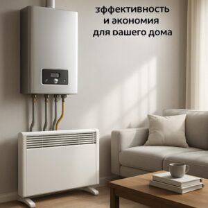 Автономная система отопления на воздушных конвекторах