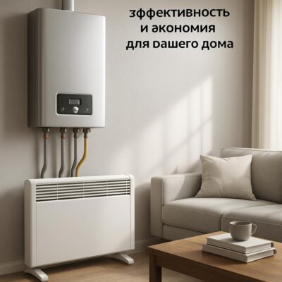 Автономная система отопления на воздушных конвекторах