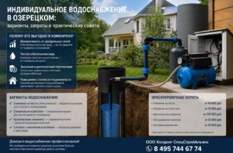 Индивидуальное водоснабжение в Озерецком