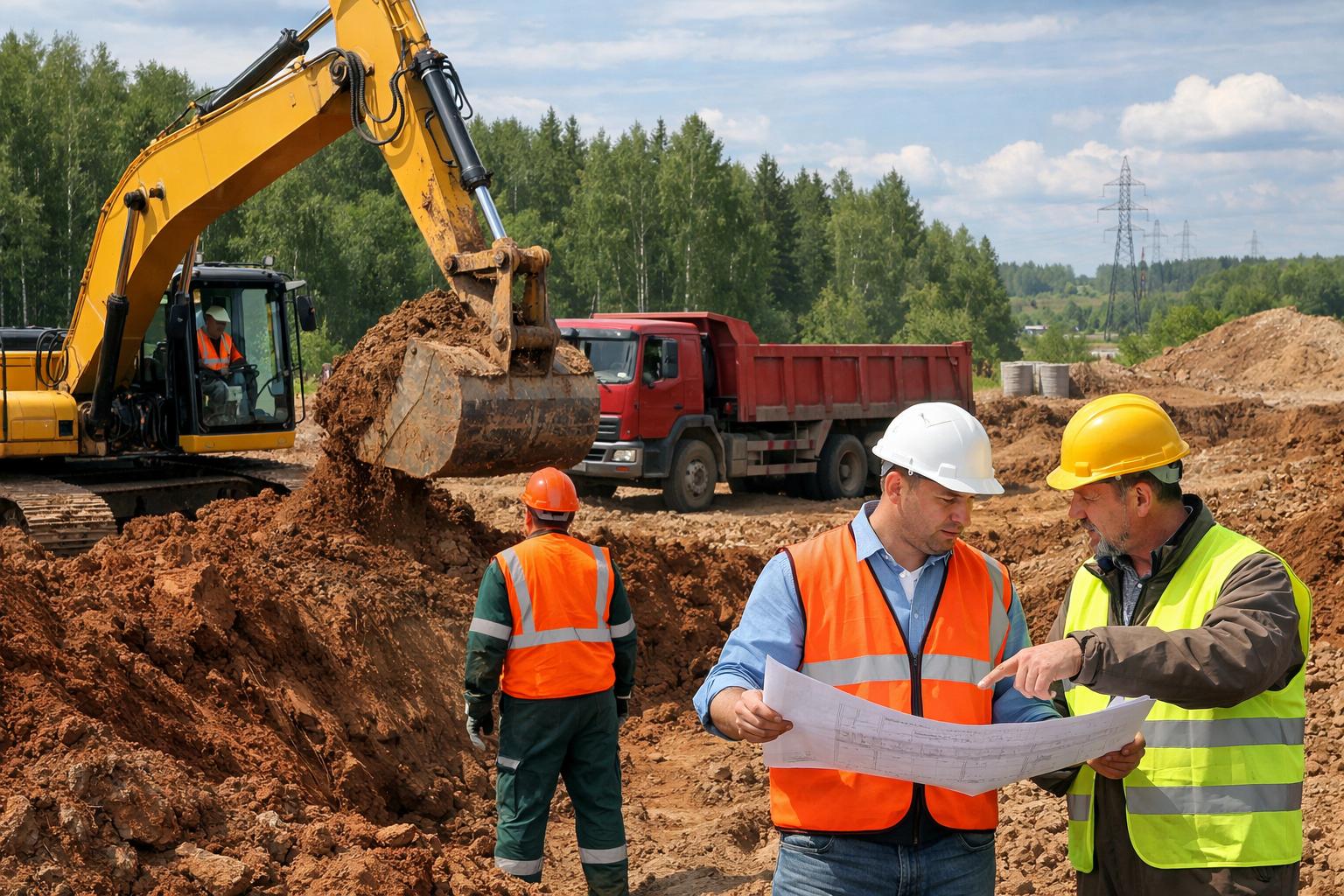 Гарантированное качество земляных работ в Московской области — ООО Холдинг СпецСтройАльянс на страже вашего проекта
