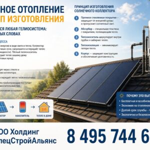 Солнечное отопление: мастерим систему