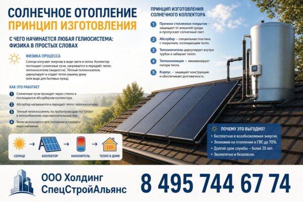 Солнечное отопление: мастерим систему