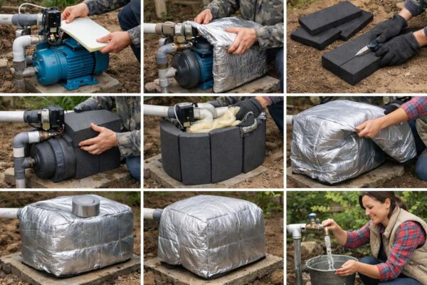 Утепляем насос для водоснабжения своими руками