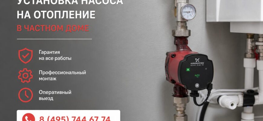 Как и зачем поставить насос на отопление в частном доме — подробное руководство от выбора до пуска